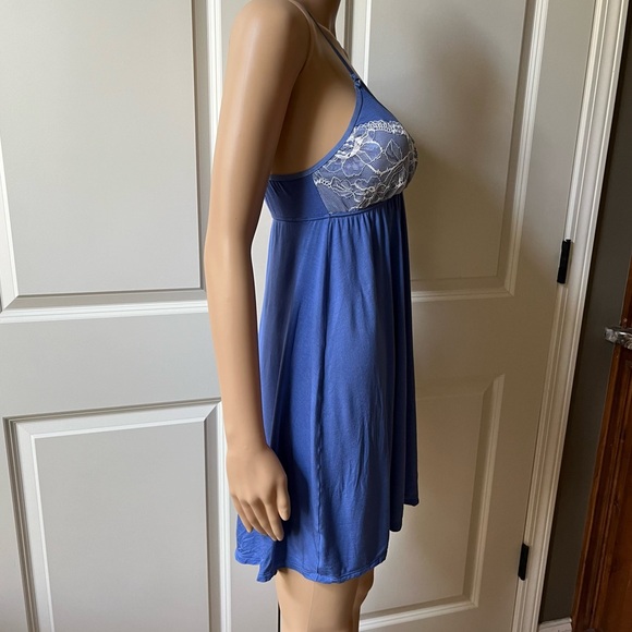 Like New VICTORIA’S SECRET Soft & Sexy Blue Slip Gown - Picture 3 of 8